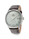 Orient 클래식 밤비노 40.5mm 시계 In Silver