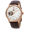 ORIENT ORIENT CLASSIC OPEN HEART AUTOMATIC WHITE DIAL MEN'S WATCH RA-AG0001S10B