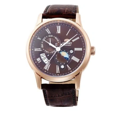 Pre-owned Orient Classic Sun & Moon Automatic Mechanical Watch Ra-ak0009t10b Usus