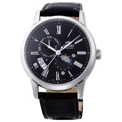 Orient Classic Sun & Moon Men's Watch In Black