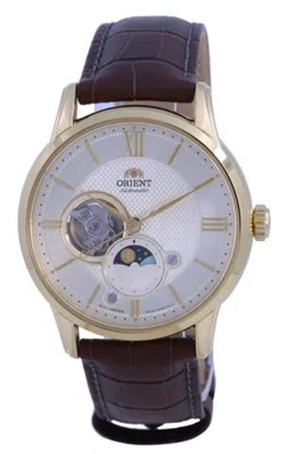 Pre-owned Orient Classic Sun Moon Phase Open Heart Dial Automatic Ra-as0010s10b Mens Watch