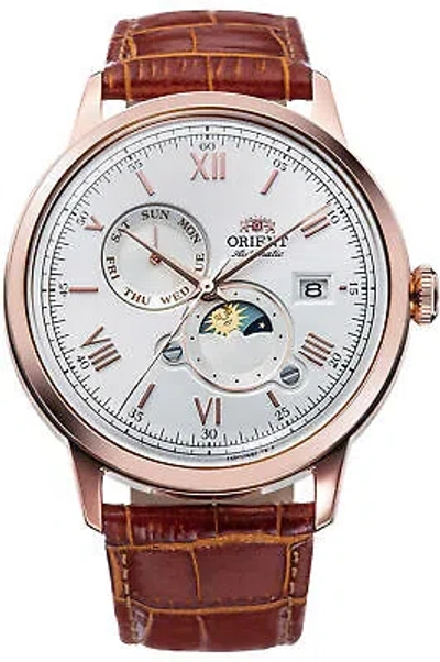 Pre-owned Orient Watch - Ra-ak0801s For Male White In Steel