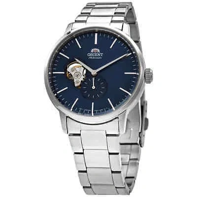 Pre-owned Orient Contemporary Automatic Blue Dial Men's Watch Ra-ar0101l10b