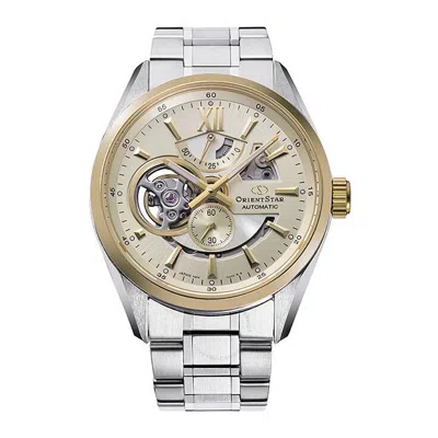 Orient Contemporary Automatic Men's Watch Re-av0124g00b In Gold Tone / Skeleton