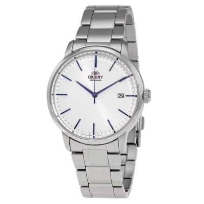 Orient Contemporary Automatic White Dial Men's Watch Ra-ac0e02s In Blue / White