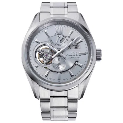 Orient Contemporary Modern Skeleton Men's Watch In Metallic