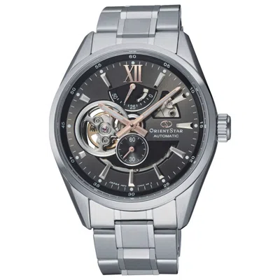 Orient Contemporary Modern Skeleton Men's Watch In Metallic