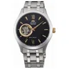 Orient Contemporary Open Heart Men's Watch In Silver