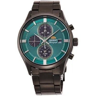 Pre-owned Orient Contemporary Rn-ty0001e Lightcharge Chronograph Men's Watch In Box