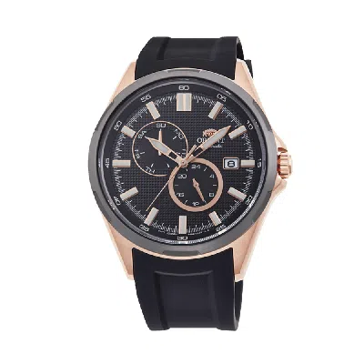Pre-owned Orient Defender Day Date Sports Automatic Watch Black Dial Ak0604b Made In Japan