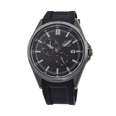 Pre-owned Orient Defender Day Date Sports Automatic Watch Black Dial Ak0605b Made In Japan