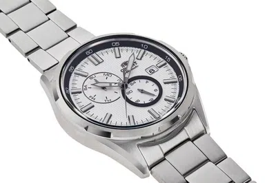 Pre-owned Orient Defender Day Date Sports Automatic Watch White Dial Ak0603s Made In Japan