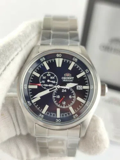 Pre-owned Orient Defender Ii Automatic Ra-ak0401l10b Blue Dial 100m Watch - Brand