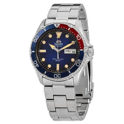 Pre-owned Orient Diver Automatic Blue Dial Men's Watch Ra-aa0812l19b