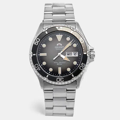 Pre-owned Orient Kamasu Ii Ra-aa0810n19b Brown Dial Stainless Steel Men's Wristwatch 42 Mm