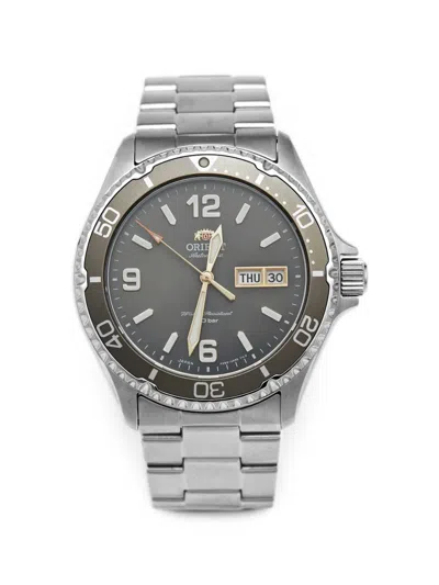Pre-owned Orient Kamasu Mako Iii 41.8mm Watch In Grey