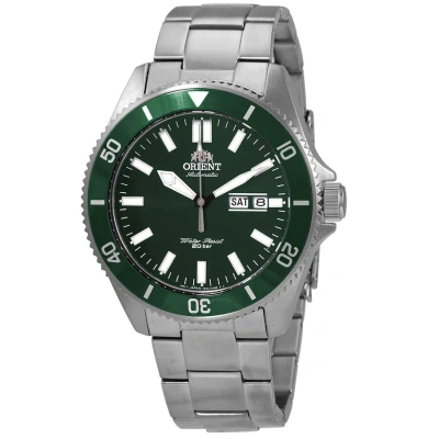 Orient Kanno Automatic Green Dial Men's Watch Ra-aa0914e19b In Gray