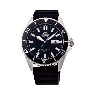 Pre-owned Orient Kano Diver Mechanical Watch Day Date Black Dial Aa0010b Made In Japan