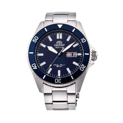Pre-owned Orient Kano Diver Mechanical Watch Day Date Blue Dial Aa0009l Made In Japan
