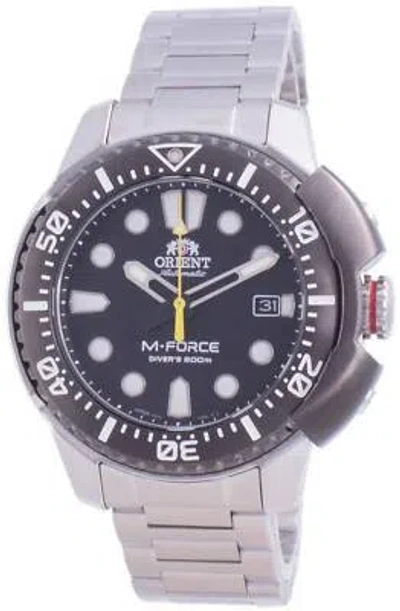 Pre-owned Orient M-force Ac0l 70th Anniversary Automatic Diver's Ra-ac0l01b00b Mens Watch