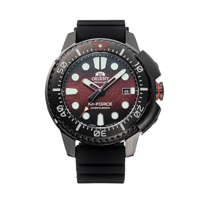 Pre-owned Orient M Force Automatic Watch Diver Limited Edition Red Dial Ac0l09r