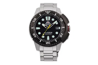Pre-owned Orient M-force Iso Air Diver 200m Ac0l01b Black Dial Sapphire Made In Japan