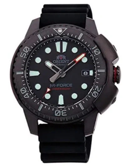 Pre-owned Orient M-force Rn-ac0l03b Men's Silicon Band M-force Made In Japan