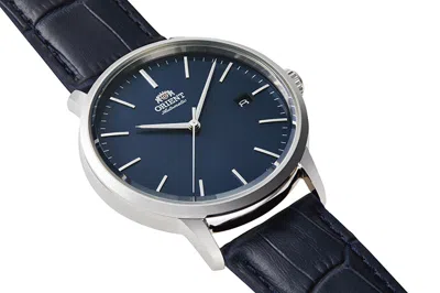 Pre-owned Orient Maestro Automatic Watch Blue Dial Basic Date Ac0e04l Made In Japan