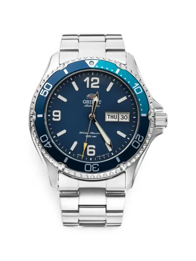 Pre-owned Orient Mako Iii 41.8mm Watch In Blue