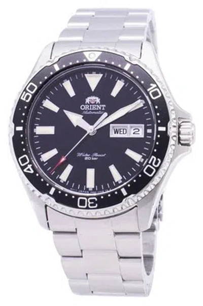 Pre-owned Orient Mako Iii Blue Dial Stainless Steel Ra-aa0001b19b Analog 200m Mens Watch
