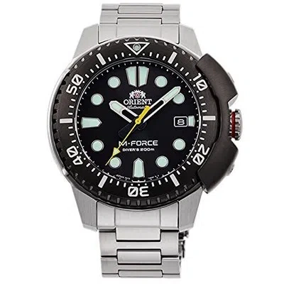 Pre-owned Orient Men M-force 70thanniversary Diver's200m Sports Automatic Watch Ra-ac0l01b