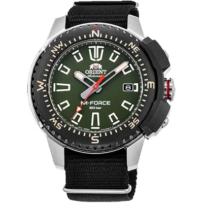 Orient Men's M-force Green Dial Watch