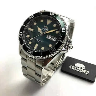 Pre-owned Orient Men's  Kamasu Diver's Mako Automatic Watch Aa0811e19b Ra-aa0811e