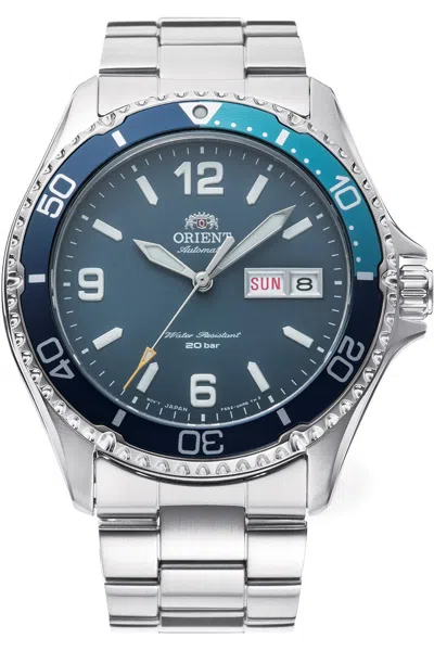 Orient Men's Ra-aa0818l19b Sport Kamasu Mako Iii 42mm Manual-wind Watch In Blue