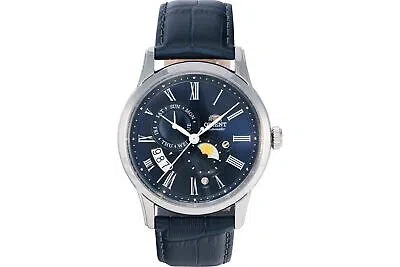 Pre-owned Orient Men's Stainless Steel Automatic Watch Ra-ak0011d10b In Blue
