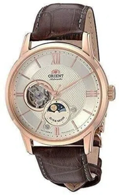 Pre-owned Orient Men Sun And Moon Open Heart Automatic / Hand-winding Watch Ra-as0003s10a
