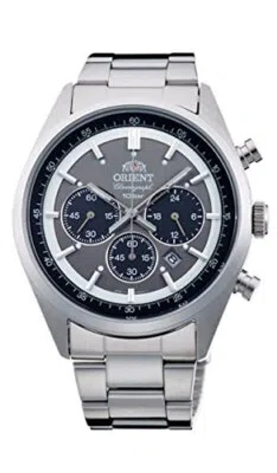 Pre-owned Orient Neo 70's Solar Panda Wv0011tx Solar Men's Watch