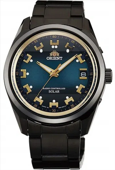 Pre-owned Orient Neo 70's Wv0051se Solar Radio Green Men's Watch Japan