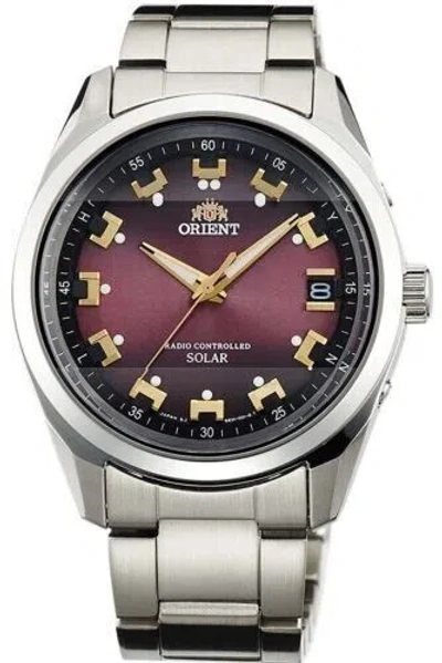 Pre-owned Orient Neo 70's Wv0081se Red Solar Radio Red Dial Watch In Box