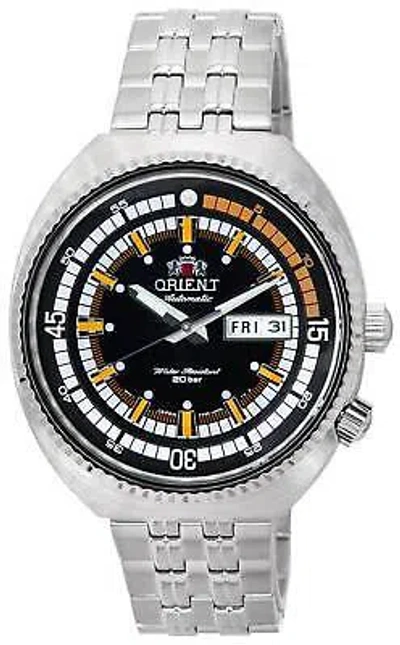 Pre-owned Orient Neo Classic Sport Automatic Day/date Diver Ra-aa0e05b19b 200m Mens Watch