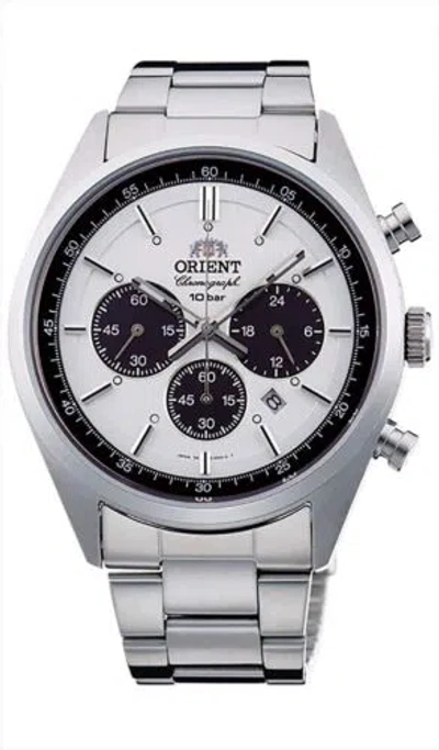Pre-owned Orient Neo70's Wv0041tx Solar Chronograph Elegant Watch 100% Genuine Japan