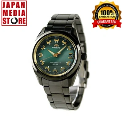 Pre-owned Orient Neo70's Wv0051se Green Dial Solar Analog Stainless Steel Men Wrist Watch