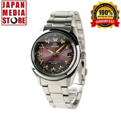 Pre-owned Orient Neo70's Wv0081se Atomic Radio Solar Red Dial Stainless Men Watch Box