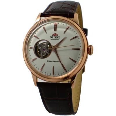 Orient Open Heart Automatic White Dial Men's Watch Ra-ag0001s In Gold