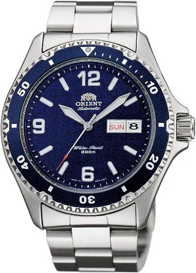 Pre-owned Orient []  Mako Mechanical Automatic Diver's Watch Saa02002d3 Men's Navy