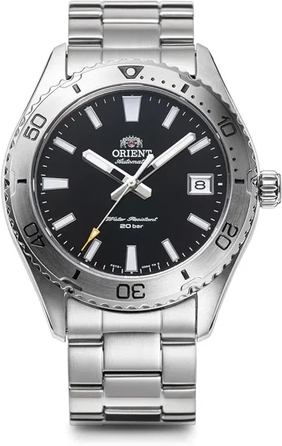 Pre-owned Orient []  Mako40 Mechanical Automatic Diver's Watch Rn-ac0q01b Men's Black