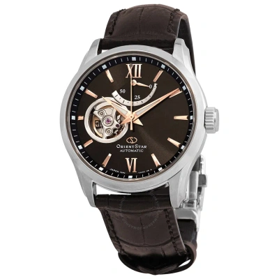 Orient Star Automatic Brown Dial Men's Watch Re-at0007n00b In Brown / Gold Tone / Rose / Rose Gold Tone