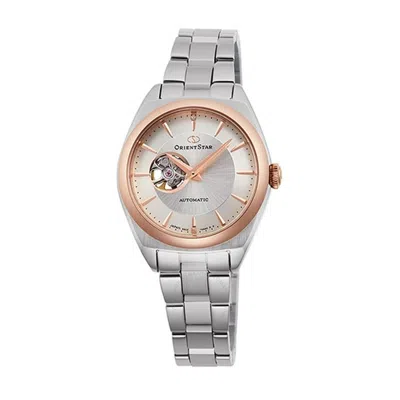 Orient Star Automatic Silver Dial Ladies Watch Re-nd0101s00b In Metallic