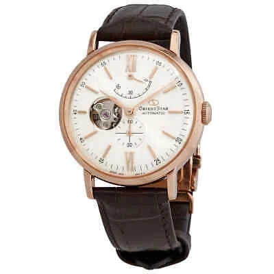 Pre-owned Orient Star Automatic White Dial Men's Watch Re-av0001s00b