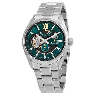 Pre-owned Orient Star Green Dial Men's Watch Re-av0114e00b